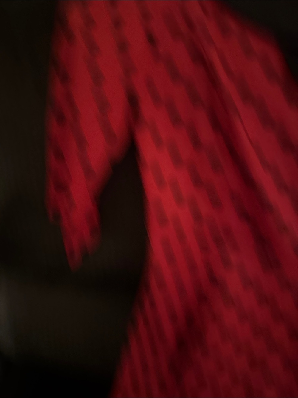 Lindy Bop Red Polka Dot Fit-and-Flare Dress with Black Collar Vintage - Picture 5 of 6